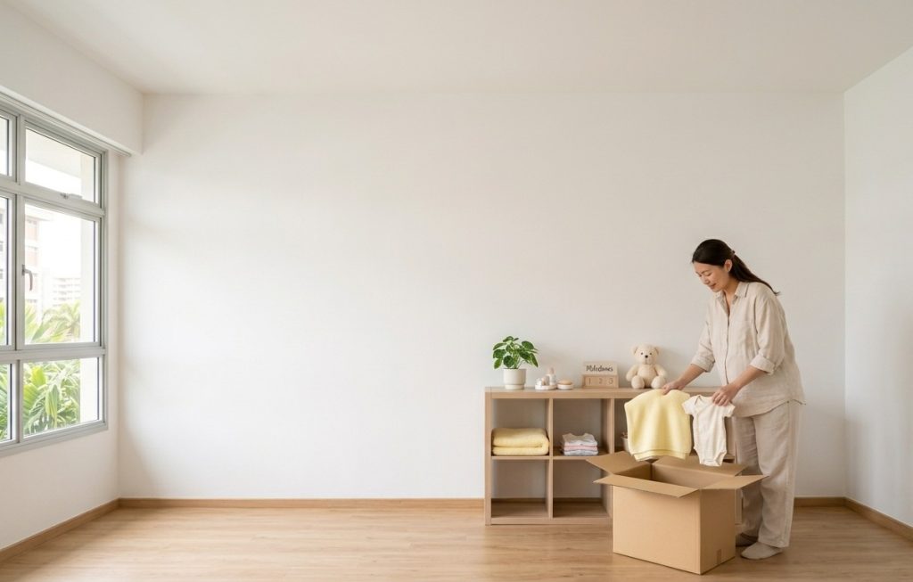 freeing up space for baby valet storage Singapore