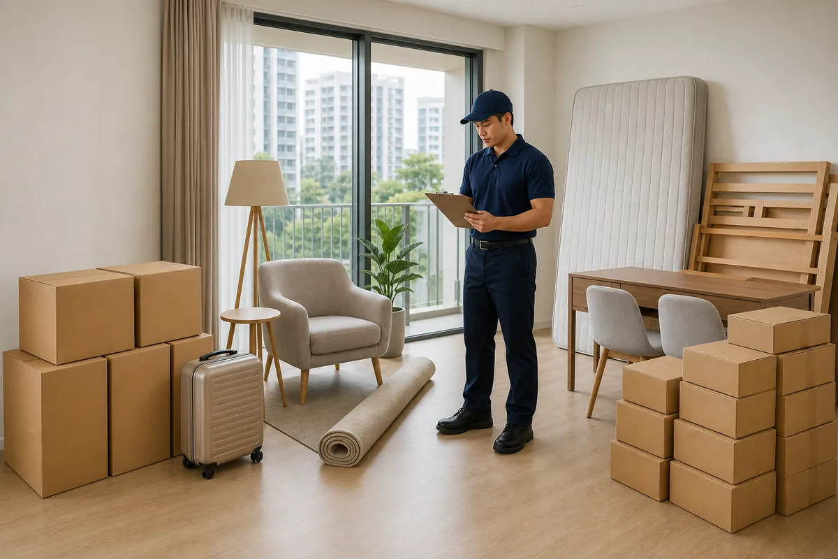 Comparison of box storage, bulky furniture storage and managed storage space in Singapore